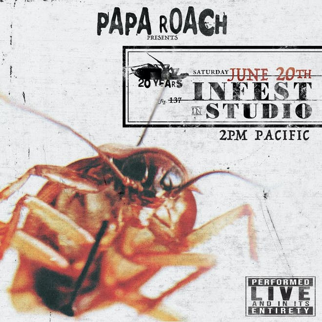 Papa Roach Infest livestream 2020
