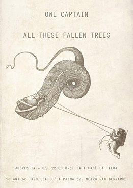 All These Fallen Trees y Owl Captain en Madrid allthesefallentrees-owlcaptain