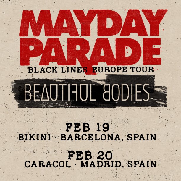 Mayday Parade anuncian conciertos en Barcelona y Madrid The Backstage