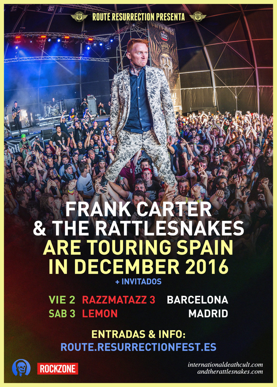 frank carter - barcelona madrid diciembre 2016