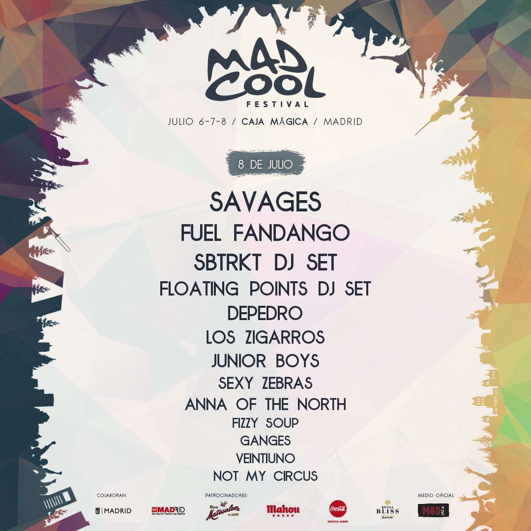 mad cool 2017 - ultimas confirmaciones sabado