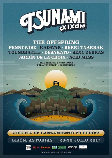 tsunami fest gijon - primer cartel