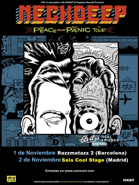 neck deep - madrid cambio sala