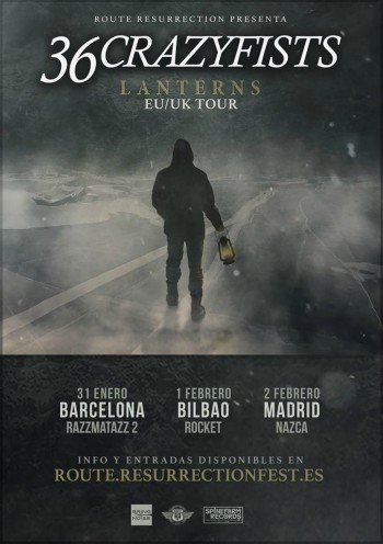 36 crazyfists españa 2018