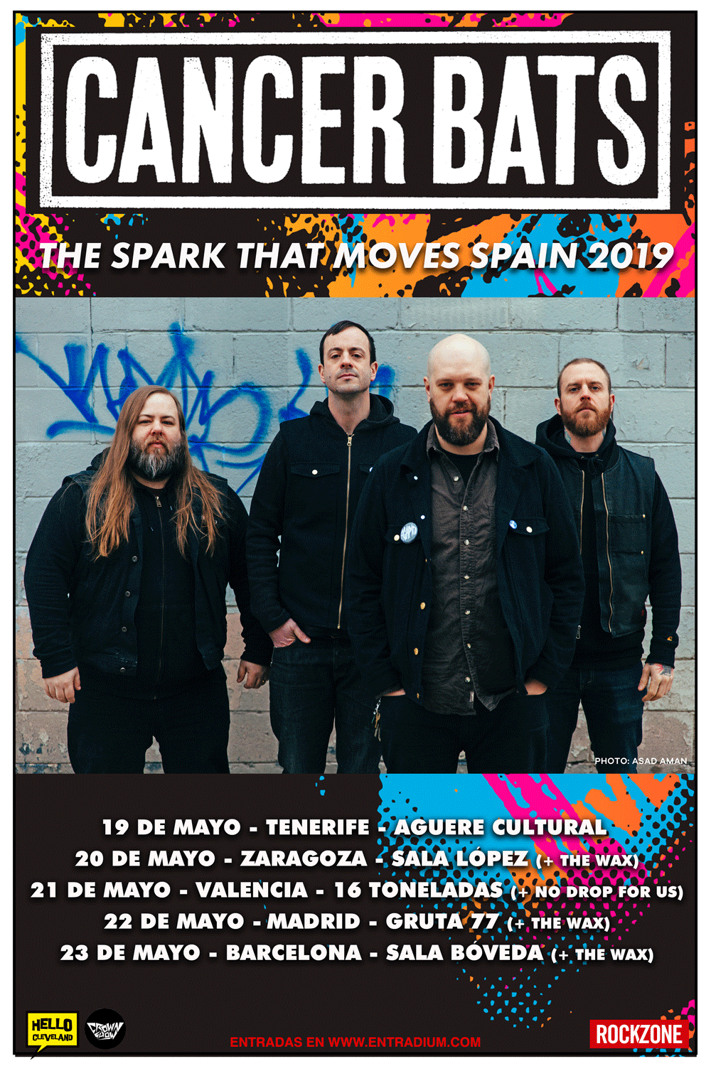 Cancer Bats Gira 2019