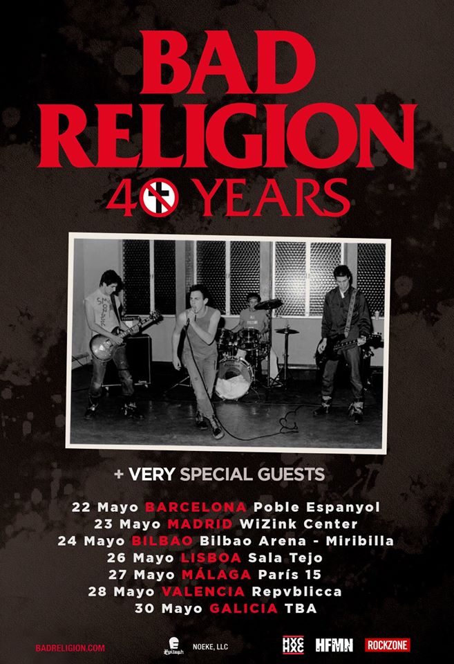Bad Religion - Gira 40 años en España