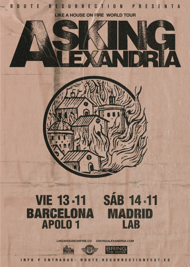 asking alexandria barcelona madrid 2020
