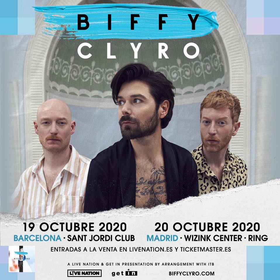 Biffy Clyro en Barcelona y Madrid en octubre 2020